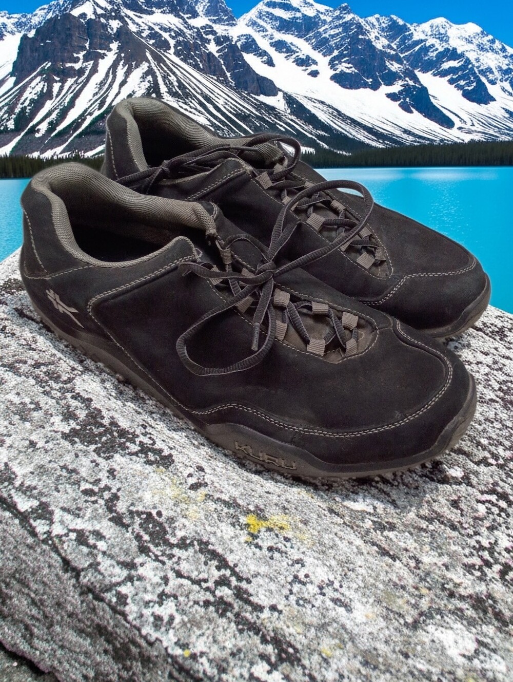 KURU Chicane Black Mens 13W Orthopedic Hiking Shoes For Plantar Fascitis